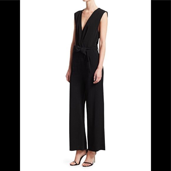 IRO Sleeveless V-Neck Jumpsuit